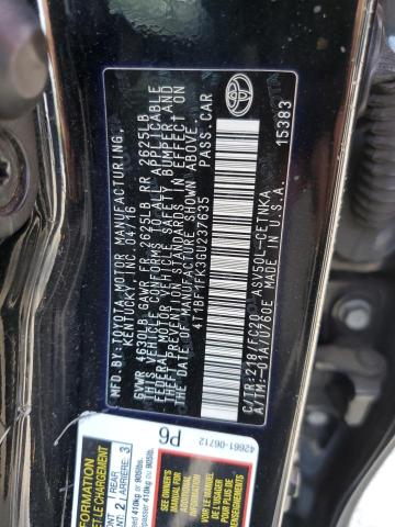 2016 TOYOTA CAMRY LE - 4T1BF1FK3GU237635