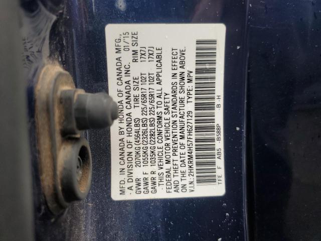 2015 HONDA CR-V EX 2HKRM4H57FH627129