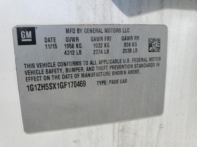 2016 CHEVROLET MALIBU PRE - 1G1ZH5SX1GF170469