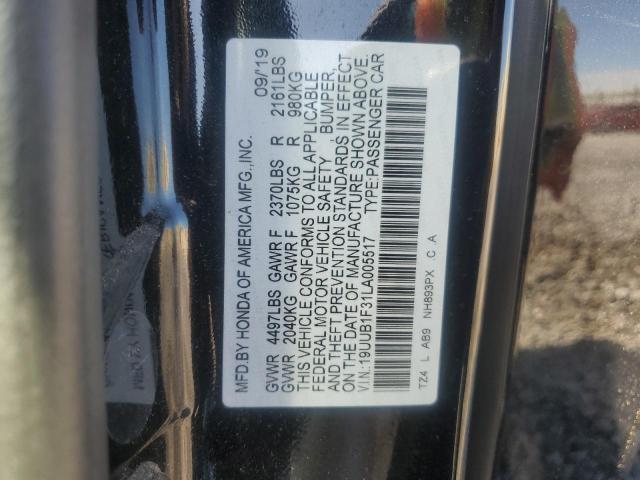2020 ACURA TLX 19UUB1F31LA005517
