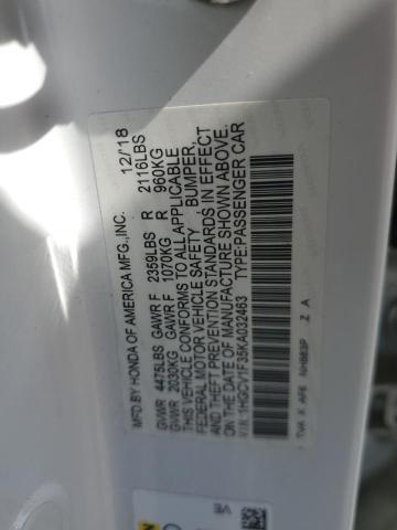 2019 HONDA ACCORD SPO - 1HGCV1F35KA032463