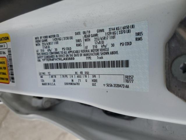 2019 FORD RANGER XL 1FTER4FH7KLA93889