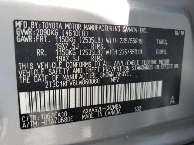 2020 TOYOTA RAV4 XLE P - 2T3C1RFV6LW060060