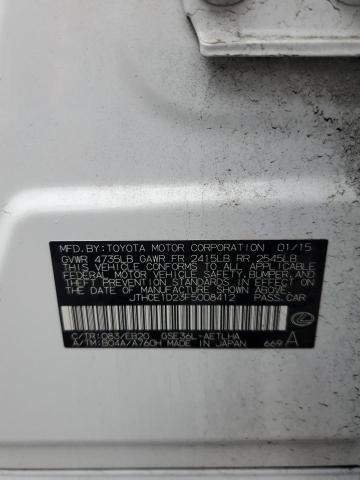 2015 LEXUS IS 350 JTHCE1D23F5008412