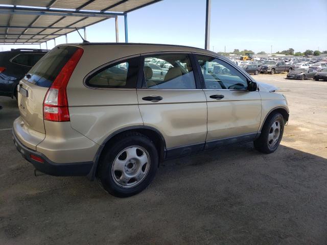 HONDA CR-V LX 2009 gold  gas 5J6RE38349L016555 photo #4