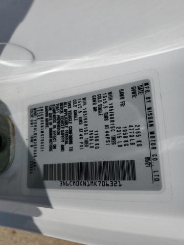 2021 NISSAN NV200 2.5S 3N6CM0KN1MK706321