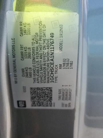 2022 CHEVROLET COLORADO L - 1GCHSCEA1N1176749