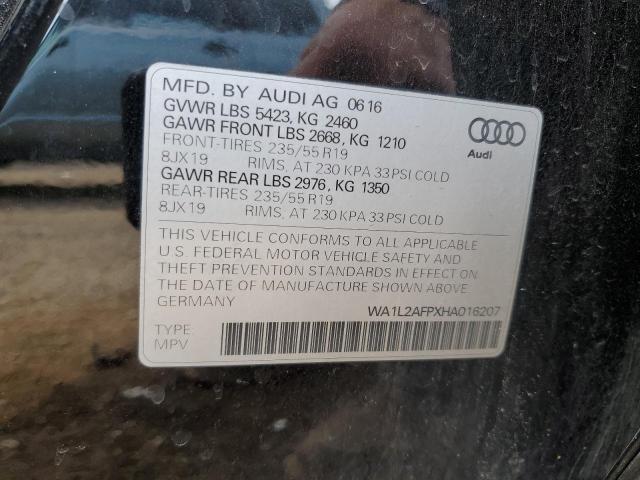2017 AUDI Q5 PREMIUM - WA1L2AFPXHA016207