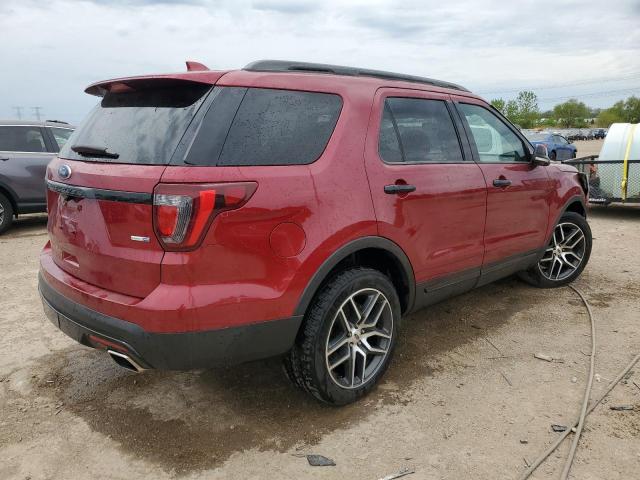 Vin: 1fm5k8gt6hgd37026, lot: 57429625, ford explorer sport 20173
