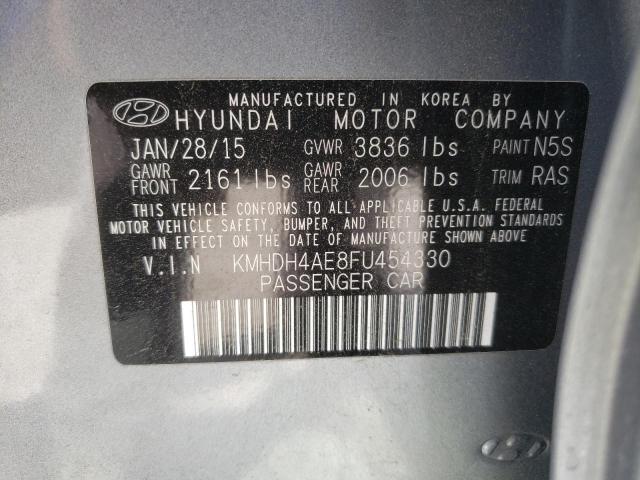 2015 HYUNDAI ELANTRA SE - KMHDH4AE8FU454330