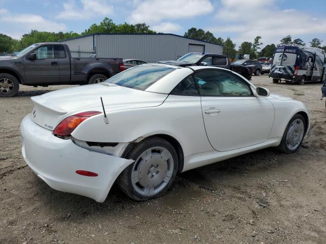 LEXUS SC 430 2003 white converti gas JTHFN48Y730038082 photo #4