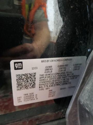 2024 CHEVROLET TRAX 1RS - KL77LGE27RC189635