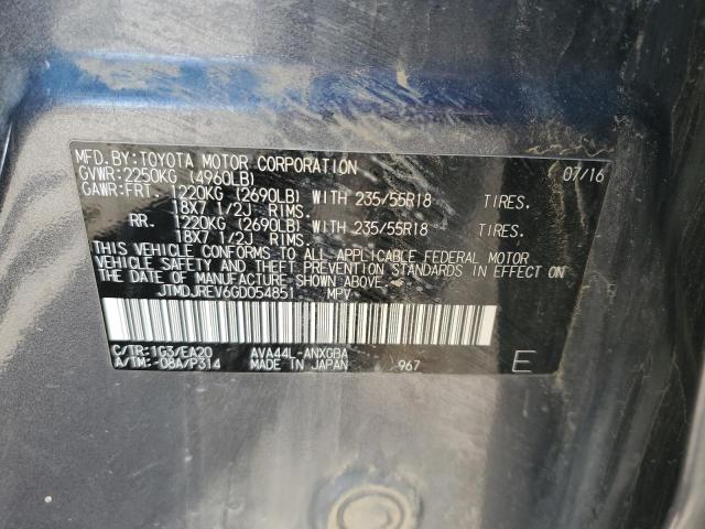 2016 TOYOTA RAV4 HV LI - JTMDJREV6GD054851