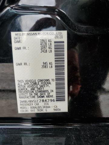 2020 NISSAN ALTIMA S - 1N4BL4BV5LC284296