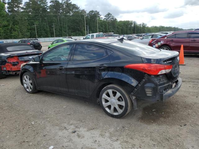 HYUNDAI ELANTRA GL 2013 black sedan 4d gas 5NPDH4AE7DH338161 photo #3