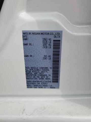 2024 NISSAN ALTIMA SV 1N4BL4DV0RN433496