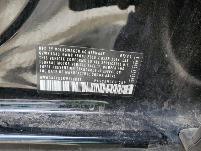 2024 VOLKSWAGEN GTI S WVWGA7CD3RW218883