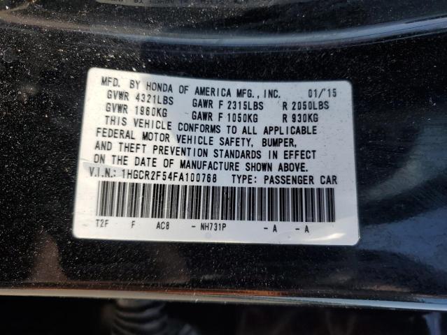 2015 HONDA ACCORD SPO - 1HGCR2F54FA100768