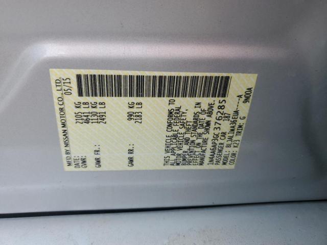 2016 NISSAN MAXIMA 3.5 - 1N4AA6AP3GC376285