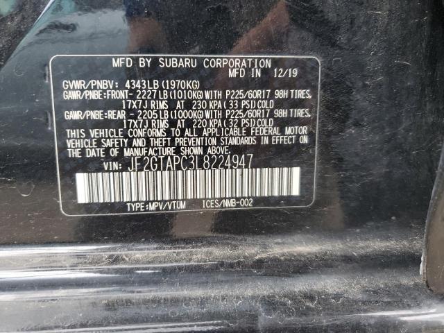 2020 SUBARU CROSSTREK - JF2GTAPC3L8224947