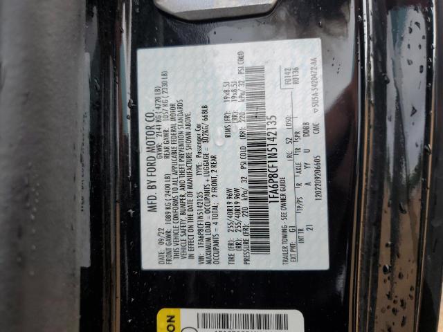 2022 FORD MUSTANG GT - 1FA6P8CF1N5142135