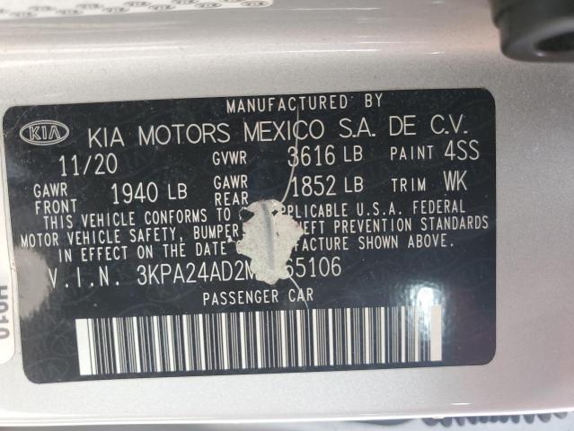 2021 KIA RIO LX 3KPA24AD2ME365106