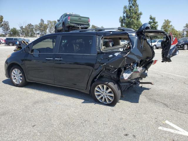 TOYOTA SIENNA XLE 2011 black  gas 5TDDK3DC6BS001378 photo #3