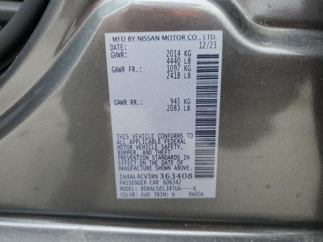 2024 NISSAN ALTIMA SR 1N4AL4CV3RN363408