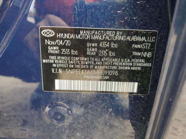 2021 HYUNDAI SONATA SEL - 5NPEL4JA6MH091098