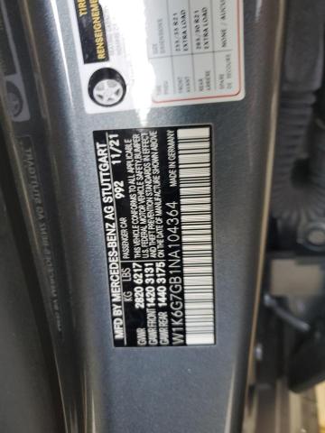 2022 MERCEDES-BENZ S 580 4MAT - W1K6G7GB1NA104364