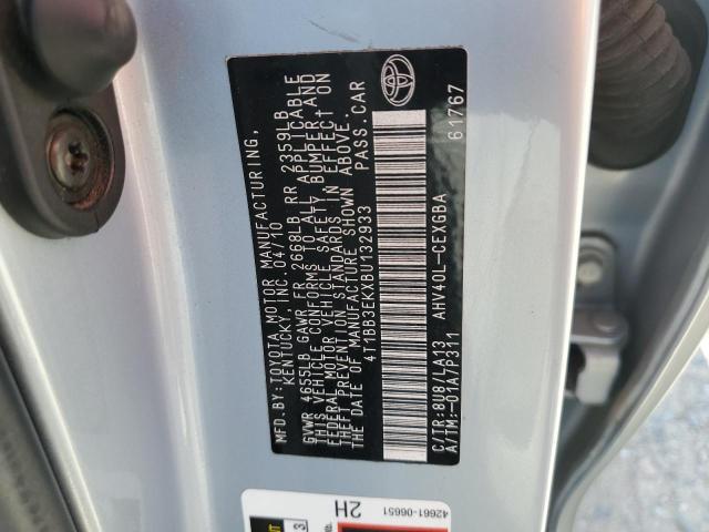 2011 TOYOTA CAMRY HYBR - 4T1BB3EKXBU132933
