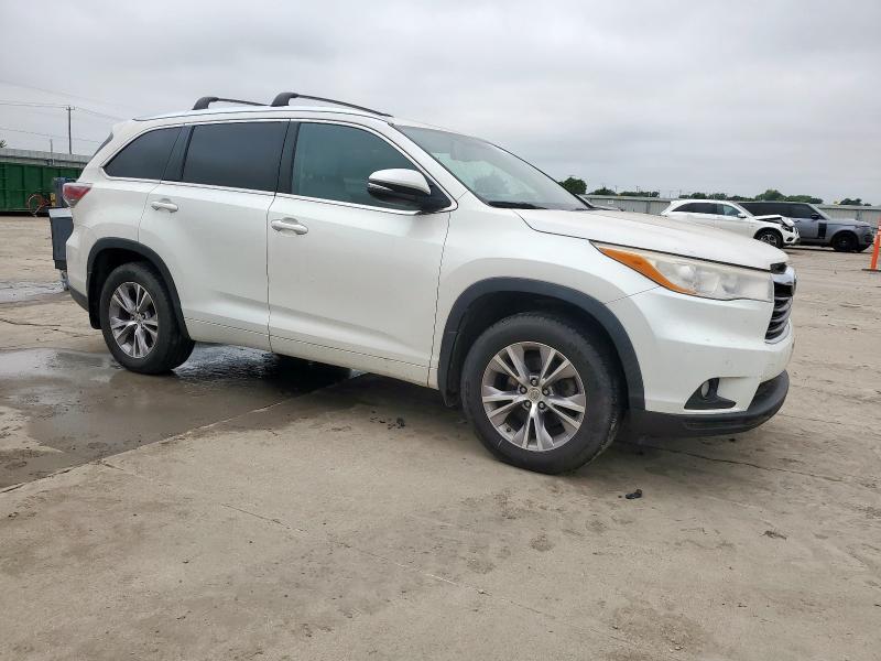 Vin: 5tdjkrfh2es005267, lot: 58561945, toyota highlander xle 20144