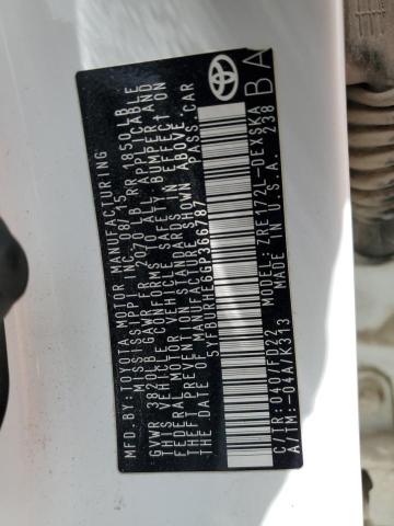 2016 TOYOTA COROLLA L - 5YFBURHE6GP366787