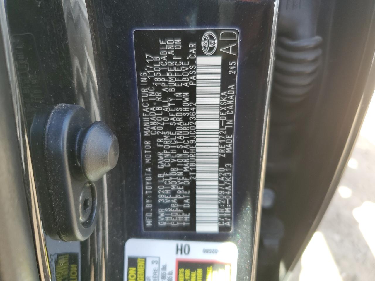 Toyota Corolla l 2018