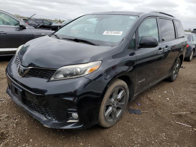 Vin: 5tdxz3dc1ks014970, lot: 55751445, toyota sienna se 2019 img_1