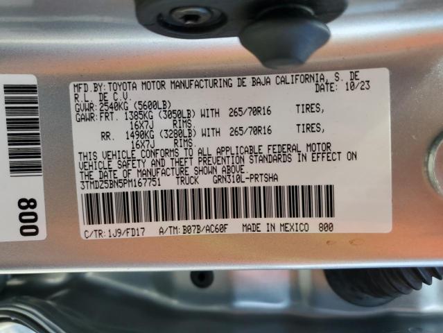 2023 TOYOTA TACOMA DOU - 3TMDZ5BN5PM167751