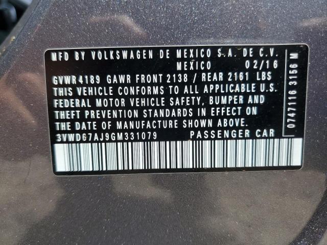 2016 VOLKSWAGEN JETTA SE - 3VWD67AJ9GM331079