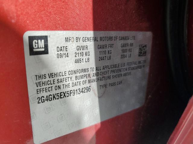2015 BUICK REGAL 2G4GK5EX5F9134296