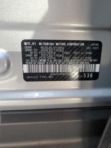 2022 MITSUBISHI ECLIPSE CR JA4ASVAA6NZ061062