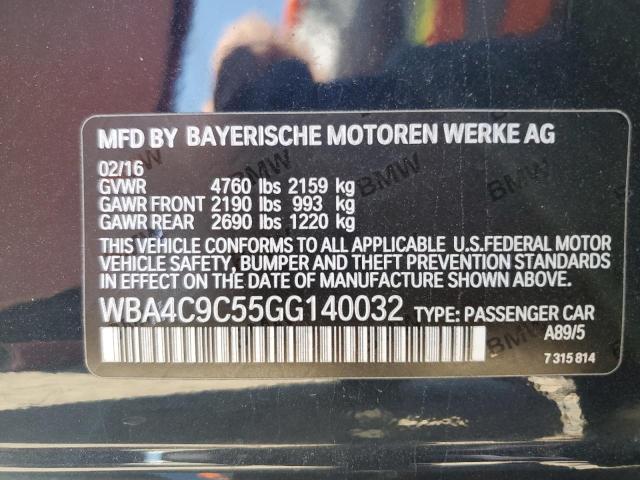 2016 BMW 428 XI GRA - WBA4C9C55GG140032