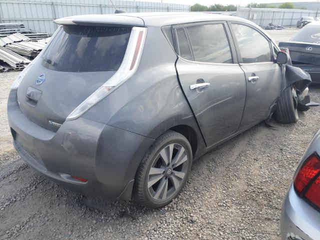 NISSAN LEAF S 2017 gray  electric 1N4BZ0CP7HC305471 photo #4