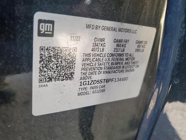 2023 CHEVROLET MALIBU LT - 1G1ZD5ST6PF134480