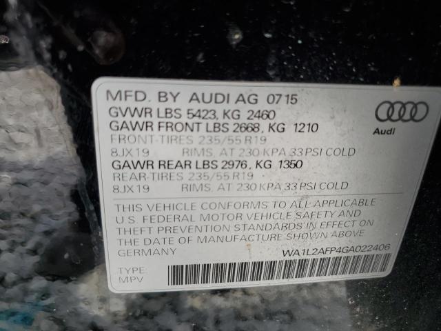 2016 AUDI Q5 PREMIUM - WA1L2AFP4GA022406