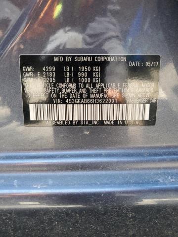 2017 SUBARU IMPREZA PR 4S3GKAB66H3622001