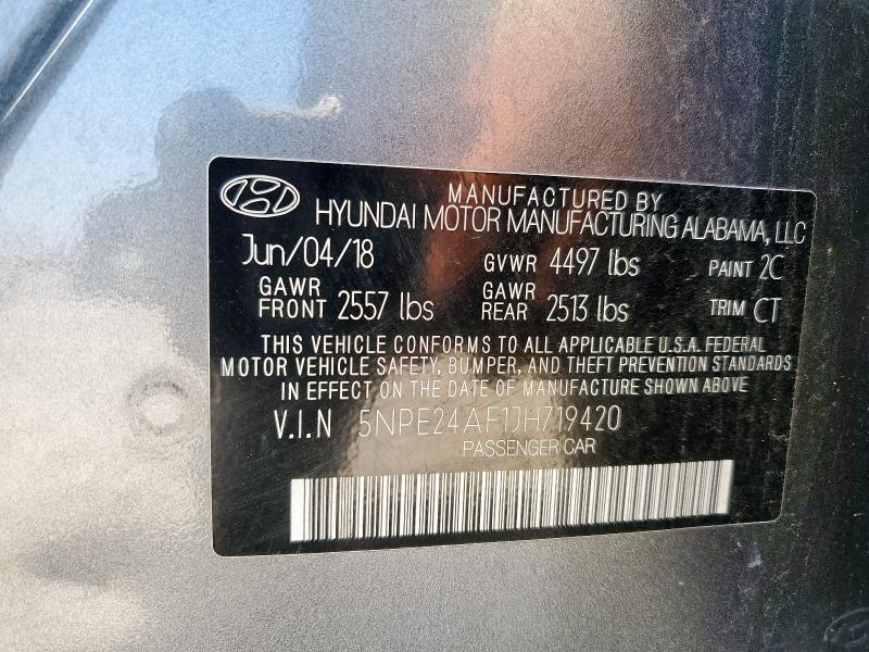 2018 HYUNDAI SONATA SE - 5NPE24AF1JH719420