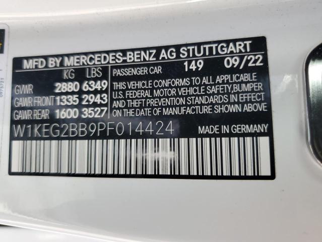 2023 MERCEDES-BENZ EQE SEDAN W1KEG2BB9PF014424