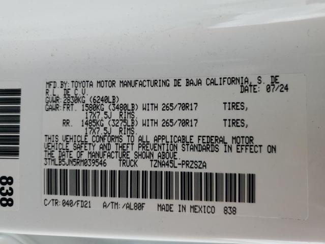 2024 TOYOTA TACOMA DOU - 3TMLB5JN5RM039546