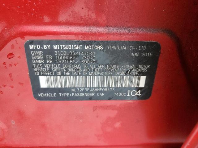 2017 MITSUBISHI MIRAGE G4 - ML32F3FJ8HHF08373