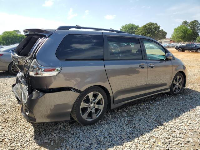 Vin: 5tdxz3dc4hs888691, lot: 57054945, toyota sienna se 20173