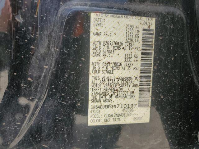 2015 NISSAN FRONTIER S - 1N6AD0ER9FN710197
